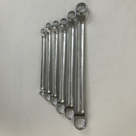 ЗЗ KTC ケーティーシー 8-24mm メガネレンチ 6本セット M5-0810/M5-1012/M5-1214/M5-1417/M5-1719/M5-2224 シルバー