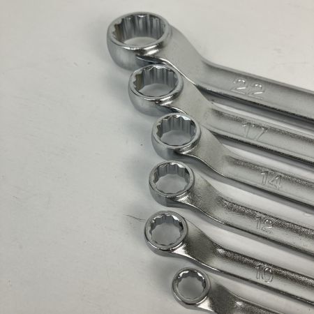ЗЗ KTC ケーティーシー 8-24mm メガネレンチ 6本セット M5-0810/M5-1012/M5-1214/M5-1417/M5-1719/M5-2224 シルバー