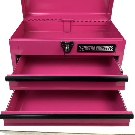 ЗЗ ASTRO PRODUCTS アストロプロダクツ 工具ケース 工具箱 2段引き出し 限定ピンク 限定カラー 本体のみ ピンク