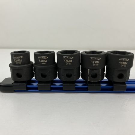 ЗЗ Blue Point 差込角12.7ｍｍ ソケットセット 12-24ｍｍ 9個セット ホルダー付 309BLPRSMIM ブラックｘブルー