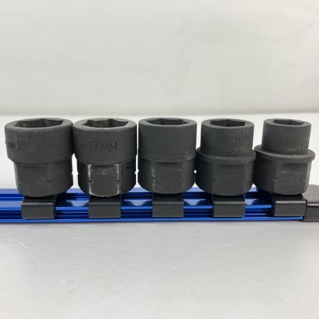 ЗЗ Blue Point 差込角12.7ｍｍ ソケットセット 12-24ｍｍ 9個セット ホルダー付 309BLPRSMIM ブラックｘブルー