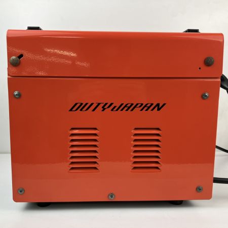 ЗЗ DUTY JAPAN 200v 半自動溶接機 ワイヤー チップ付 130MIG オレンジ