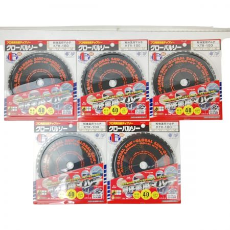 ЗЗ モトユキ 180ｍｍ グローバルソー 解体業用マルチ 10枚セット 外箱付 KTR-180 ブラック
