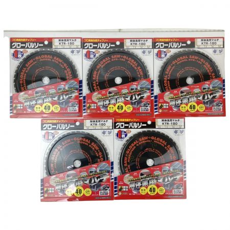 ЗЗ モトユキ 180ｍｍ グローバルソー 解体業用マルチ 10枚セット 外箱付 KTR-180 ブラック