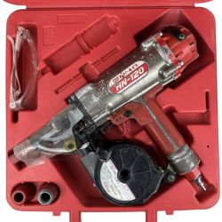 ЗЗ MAX マックス 65mm 高圧 エア釘打ち機 ケース付 HN-120 レッド Cランク