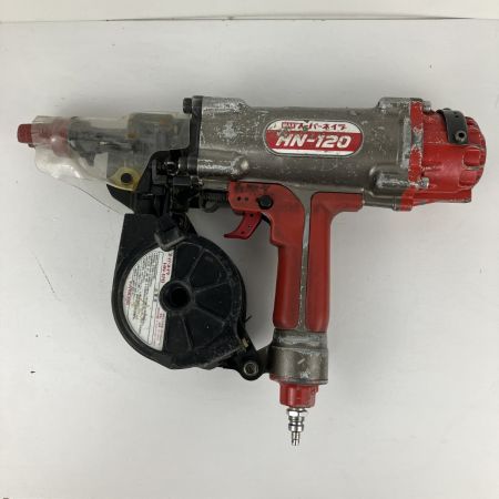 ЗЗ MAX マックス 65mm 高圧 エア釘打ち機 ケース付 HN-120 レッド