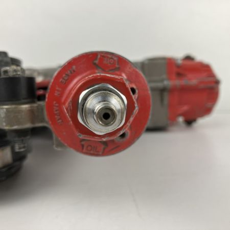 ЗЗ MAX マックス 65mm 高圧 エア釘打ち機 ケース付 HN-120 レッド