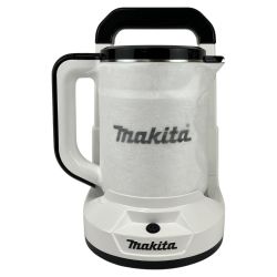 ЗЗ MAKITA マキタ 18v+18v 充電式ケトル 取説 外箱付 ※バッテリー、充電器無し KT360DZW ホワイト Sランク