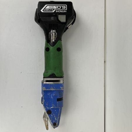 ЗЗ SANWA 18v 横葺カッター バッテリーx1付 SL-18 ブルー×グリーン