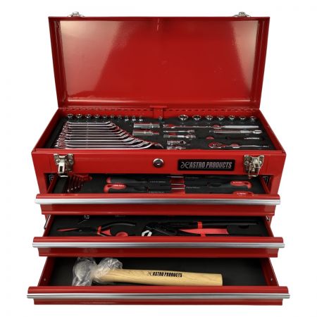 ЗЗ ASTRO PRODUCTS アストロプロダクツ ツールセット 83点組 TS178 レッド