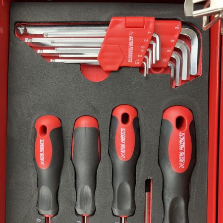 ЗЗ ASTRO PRODUCTS アストロプロダクツ ツールセット 83点組 TS178 レッド