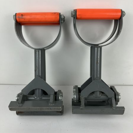 ЗЗ メーカー不明 150mm 立平強力ミニガチャ ２個組 型番不明 ライトグレーｘオレンジ