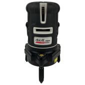 ЗЗSTS 赤色レーザー レーザー墨出し器 受光器 三脚 ケース付 AGL41 ブラック×ホワイト ЗЗ STS 赤色レーザー レーザー墨出し器 受光器 三脚 ケース付