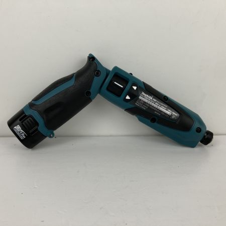 ЗЗ MAKITA マキタ 7.2v ペンインパクトドライバ バッテリーx1 充電器 外箱付 TD021D ブルー