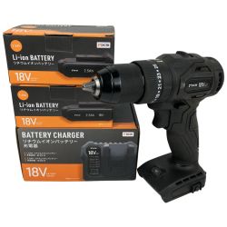 ЗЗ DCM ディーシーエム 18V 40N・m 充電式ドライバドリル 充電器 バッテリー×2付 VD-18D ブラック Bランク