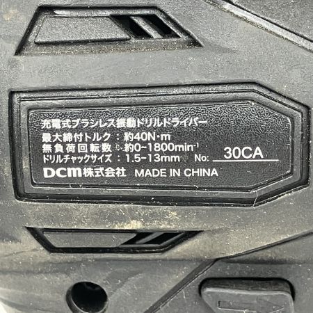 ЗЗ DCM ディーシーエム 18V 40N・m 充電式ドライバドリル 充電器 バッテリー×2付 VD-18D ブラック