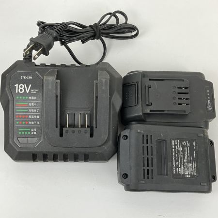 ЗЗ DCM ディーシーエム 18V 40N・m 充電式ドライバドリル 充電器 バッテリー×2付 VD-18D ブラック