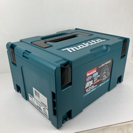 ЗЗ MAKITA マキタ 18v 125mm 充電式丸のこ バッテリーx2 充電器 ケース付 HS474D ブルー