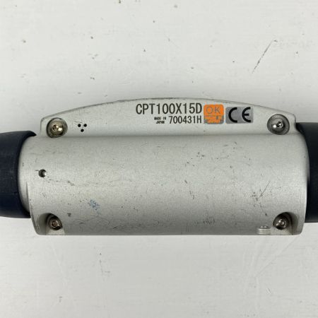 ЗЗ TOHNICHI 12.7mm 単三電池×2 デジタルトルクレンチ ケース付 校正歴不明 CPT100X15D シルバー