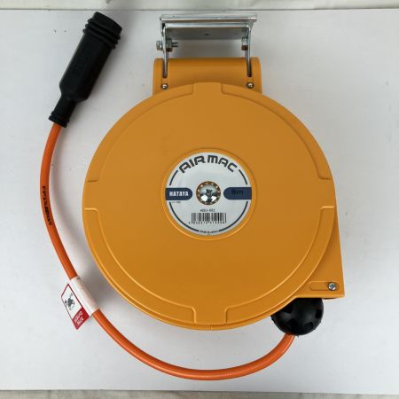 ЗЗ HATAYA 8m 常圧 エアホースリール 取説付 ABU-082 オレンジ