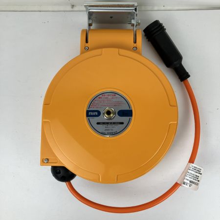 ЗЗ HATAYA (2) 8m 常圧 エアホースリール 取説付 ABU-082 オレンジ