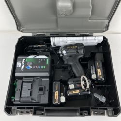ЗЗ HiKOKI ハイコーキ 10.8v ホダカ限定色 充電式インパクトドライバ 充電器 バッテリー×3付 WH12DCA ブラック×ゴールド Sランク