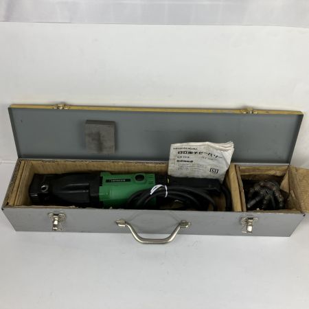 ЗЗ HITACHI 日立 100v セーバーソー チェーンバイス 取説 ケース付 CR17Y グリーン×ブラック