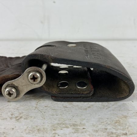 ЗЗ KNICKS チェーン式モンキー・シノ付ラチェットホルダー チェーン金具 ベルトループ付 KN-201MSDX ブラウン