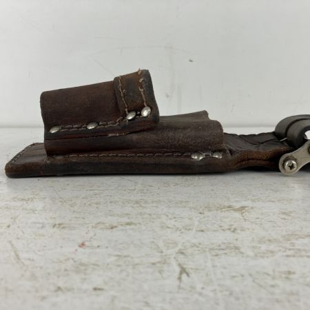 ЗЗ KNICKS チェーン式モンキー・シノ付ラチェットホルダー チェーン金具 ベルトループ付 KN-201MSDX ブラウン