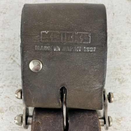 ЗЗ KNICKS チェーン式モンキー・シノ付ラチェットホルダー チェーン金具 ベルトループ付 KN-201MSDX ブラウン