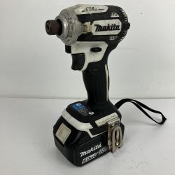 ЗЗ MAKITA マキタ 18v インパクトドライバ バッテリーx1付 TD171D ホワイト×ブラック Cランク