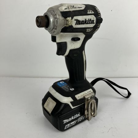 ЗЗ MAKITA マキタ 18v インパクトドライバ バッテリーx1付 TD171D ホワイト×ブラック