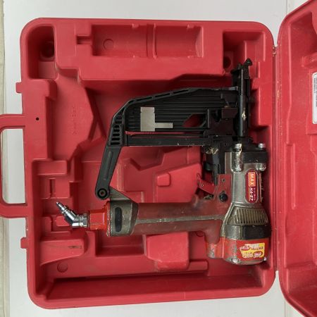 ЗЗ MAX マックス 57mm 高圧 フロアタッカ ケース付 HA-57/957T レッド