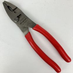 ЗЗ Snap-on スナップオン コンビネーションスリップジョイントプライヤー 本体のみ 47ACF レッド Bランク