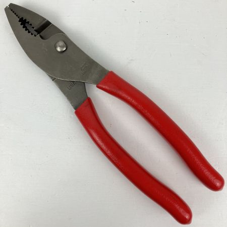 ЗЗ Snap-on スナップオン コンビネーションスリップジョイントプライヤー 本体のみ 47ACF レッド