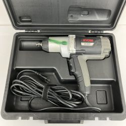 ЗЗ RYOBI リョービ 100v 12.7mm インパクトレンチ 取説 ケース付 IW-3000 ブラック×グレー Cランク