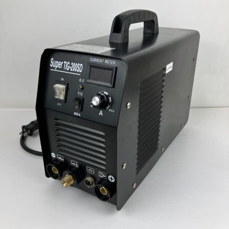 ЗЗ SUPER 100v/200v TIG アーク溶接機 クリップ 取説付 TIG-200SD ブラック