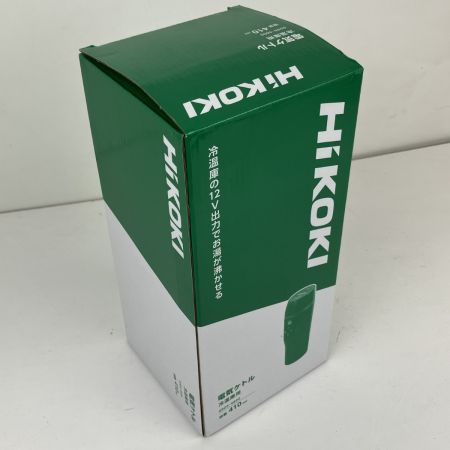 ЗЗ HiKOKI ハイコーキ DC12V 410ml 冷温庫専用 電気ケトル 電源コード ドリンクホルダ付 0000-4600 ブラック