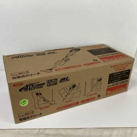 ЗЗ MAKITA マキタ 40v 充電式クリーナー アタッチメント 取説 外箱付 バッテリ・充電器別売り CL001G オリーブ