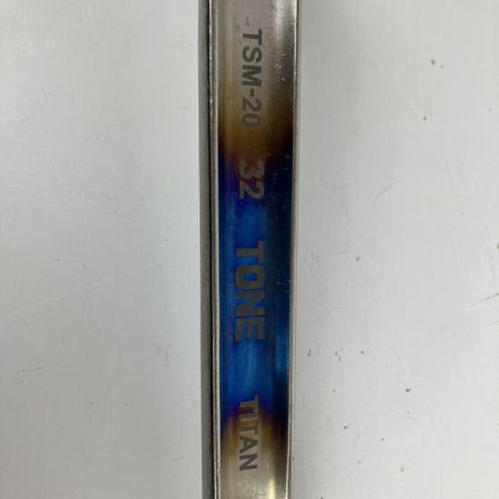 ЗЗ TONE トネ 32mm チタンメガネレンチ TSM-20 シルバー