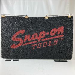 ЗЗ Snap-on スナップオン 45×74 旧ロゴ エントランスマット ガレージマット 本体のみ ブラック Cランク