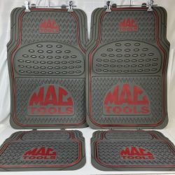 ДД MAC TOOLS マック フロアマット 4点セット 本体のみ グレー×レッド Cランク