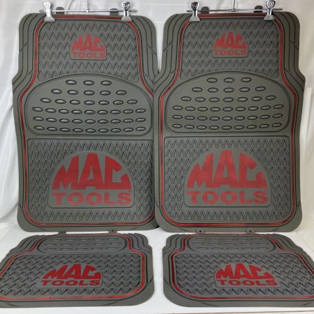 ДД MAC TOOLS マック フロアマット 4点セット 本体のみ グレー×レッド