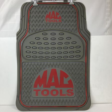 ДД MAC TOOLS マック フロアマット 4点セット 本体のみ グレー×レッド