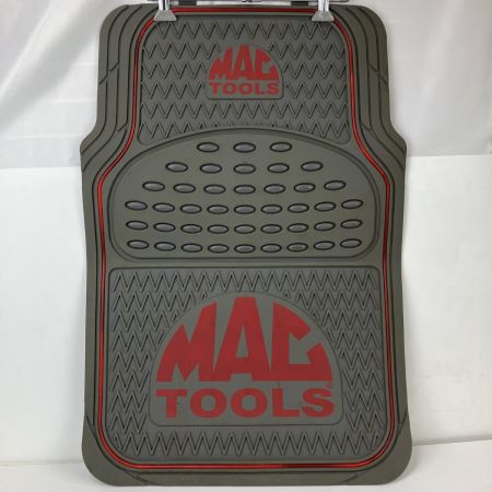 ДД MAC TOOLS マック フロアマット 4点セット 本体のみ グレー×レッド