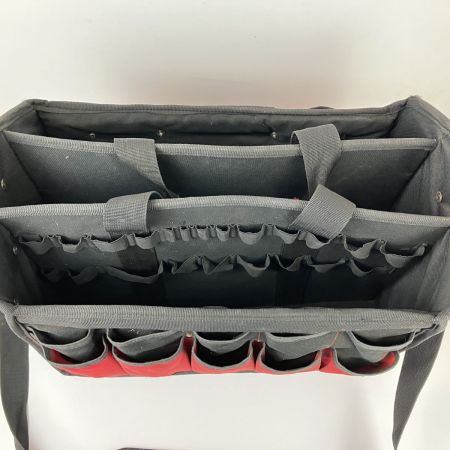ЗЗ MAC TOOLS マック オーガナイザーツールバッグ ストラップ付 ブラック×レッド