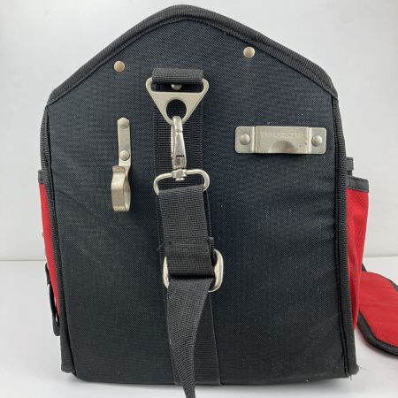 ЗЗ MAC TOOLS マック オーガナイザーツールバッグ ストラップ付 ブラック×レッド