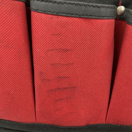 ЗЗ MAC TOOLS マック オーガナイザーツールバッグ ストラップ付 ブラック×レッド