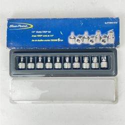 ЗЗ Blue Point 1/4インチ スタビトルクスビット 10個セット トレー 箱付 BLPTORX1410 シルバー Bランク