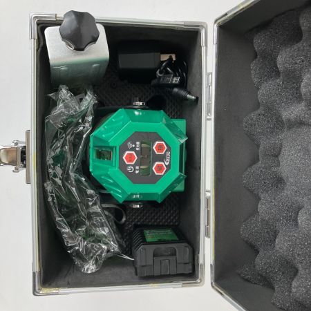 ЗЗ テクノ販売 グリーンレーザー レーザー墨出し器 受光器 ACアダプタ 三脚 ケース付 LTK-G350P グリーン